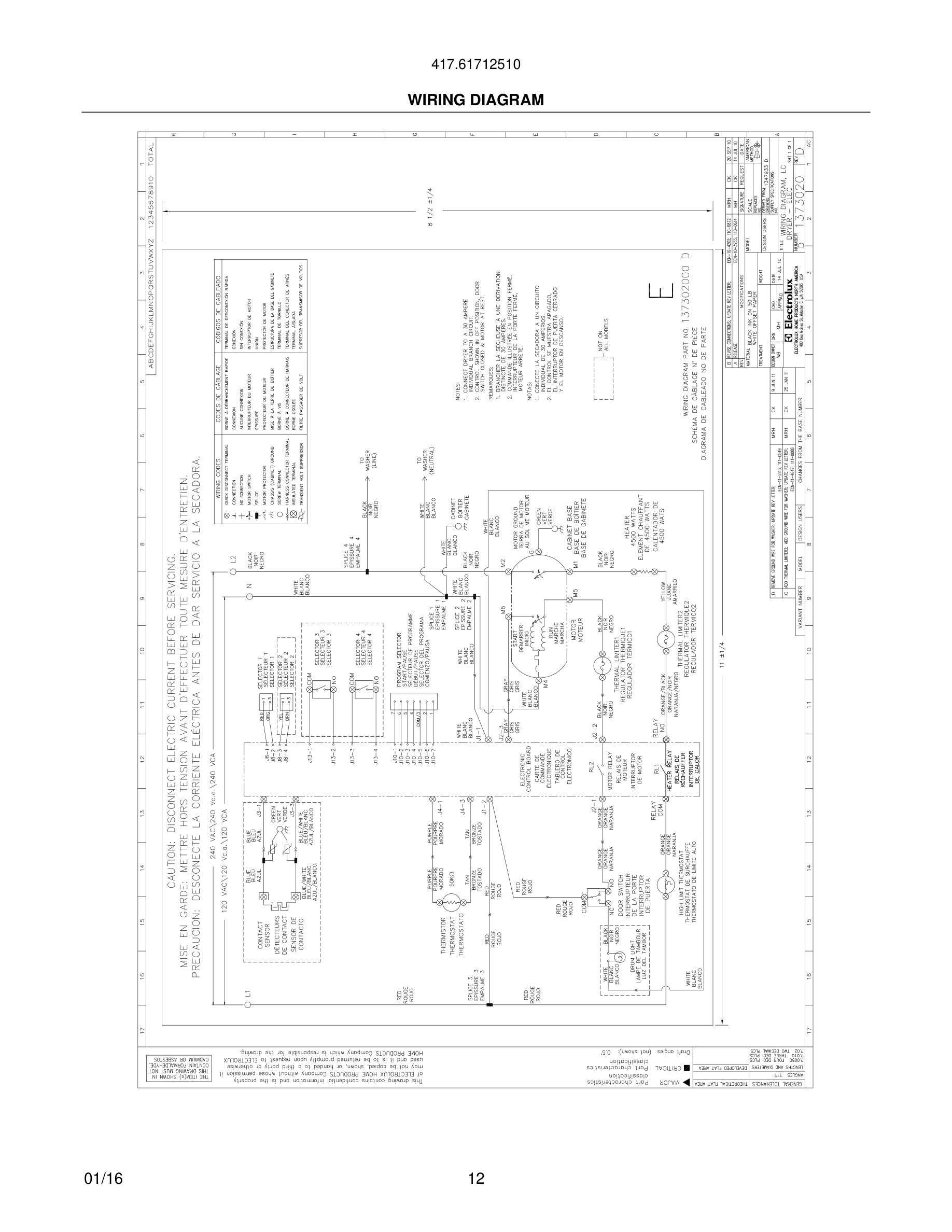 12 - WIRING DIAGRAM