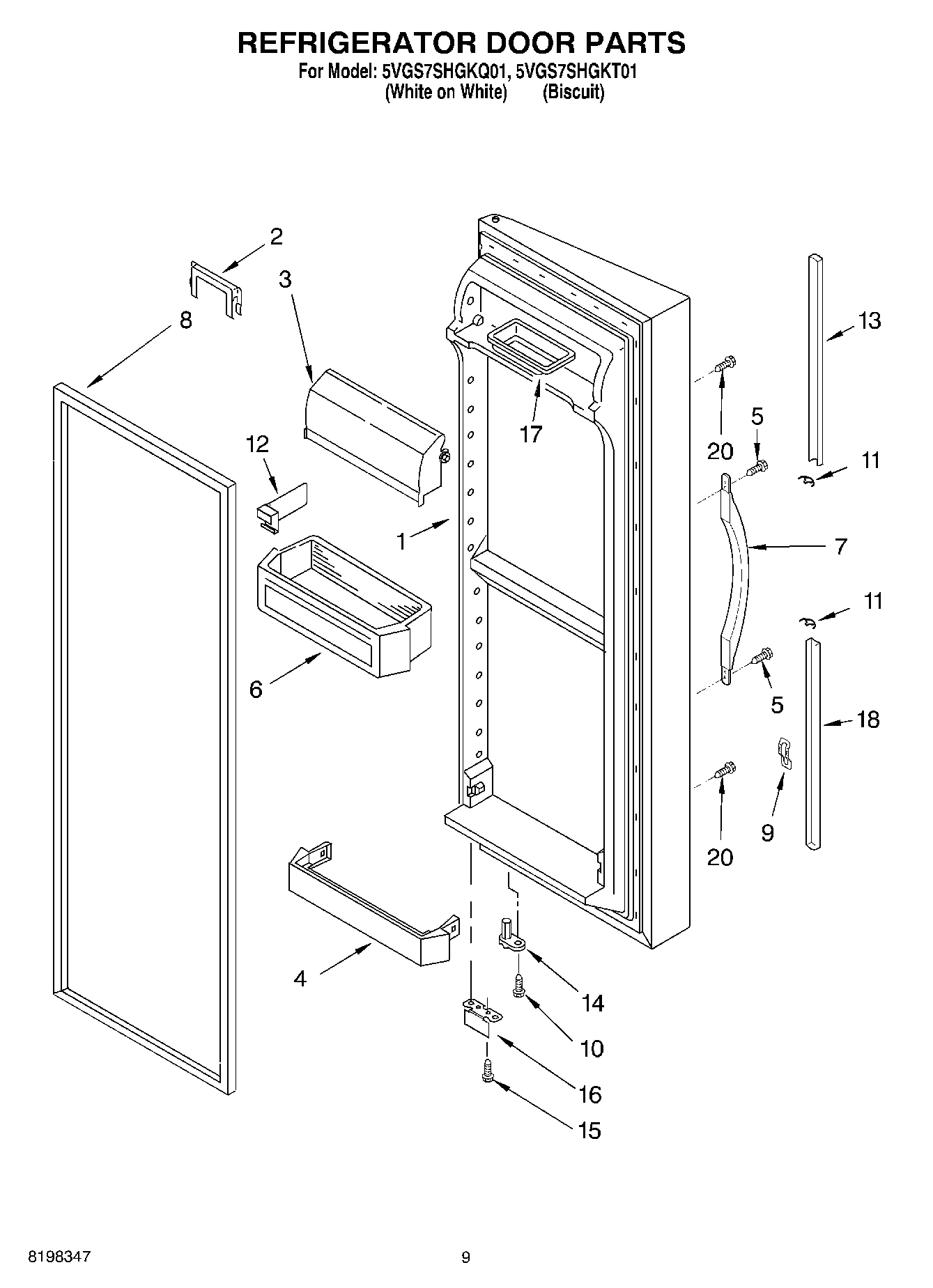 06 - REFRIGERATOR DOOR PARTS