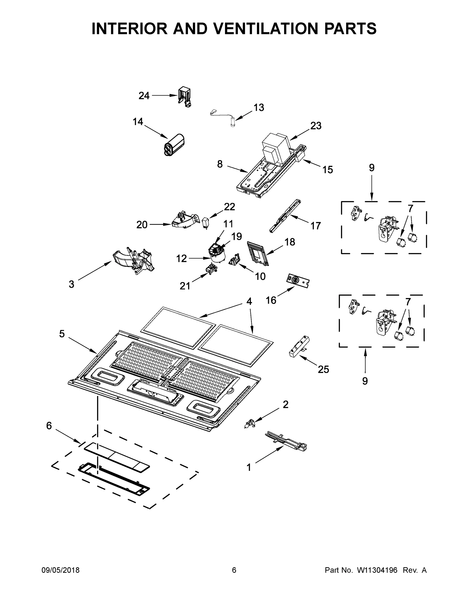 04 - INTERIOR AND VENTILATION PARTS