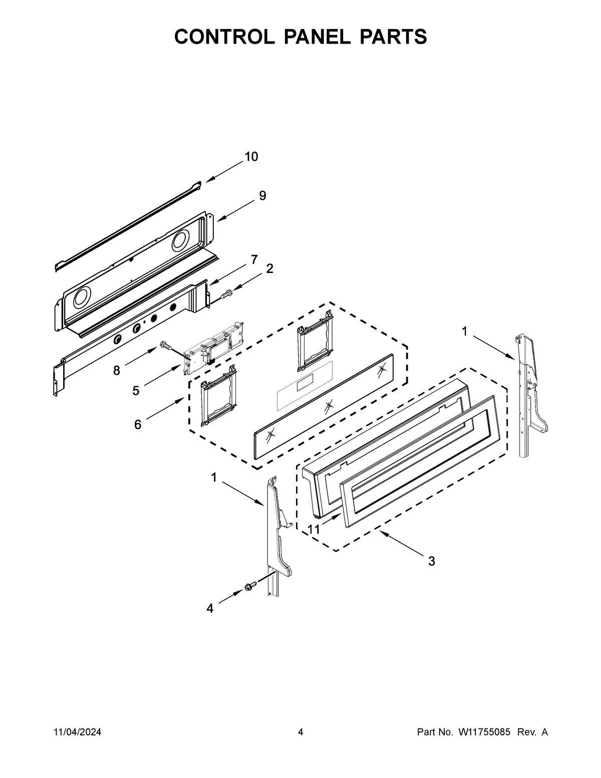03 - CONTROL PANEL PARTS