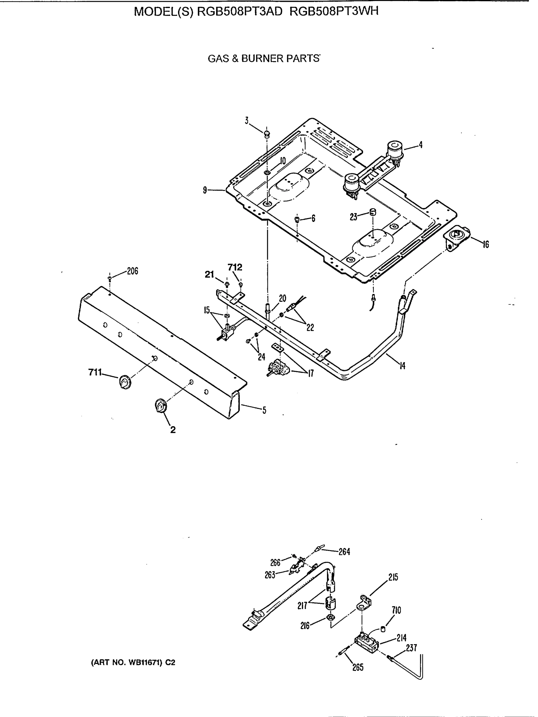 GAS & BURNER PARTS