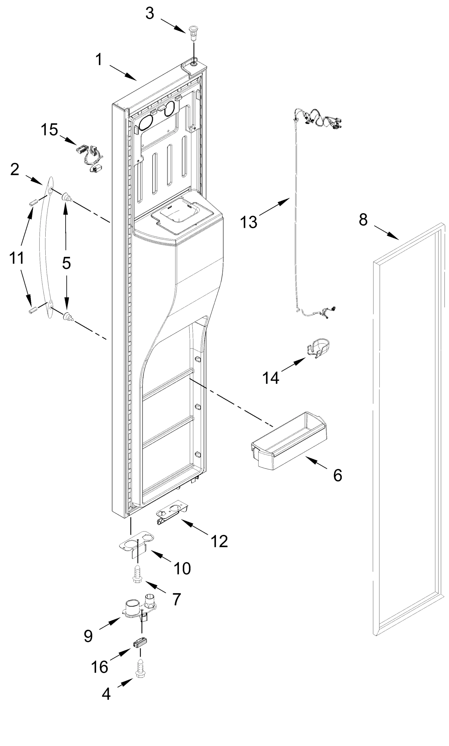 FREEZER DOOR PARTS