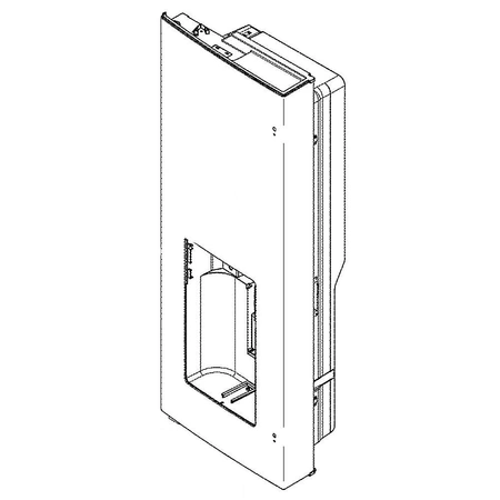 WR78X30295 GE Refrigerator Fresh Food Door