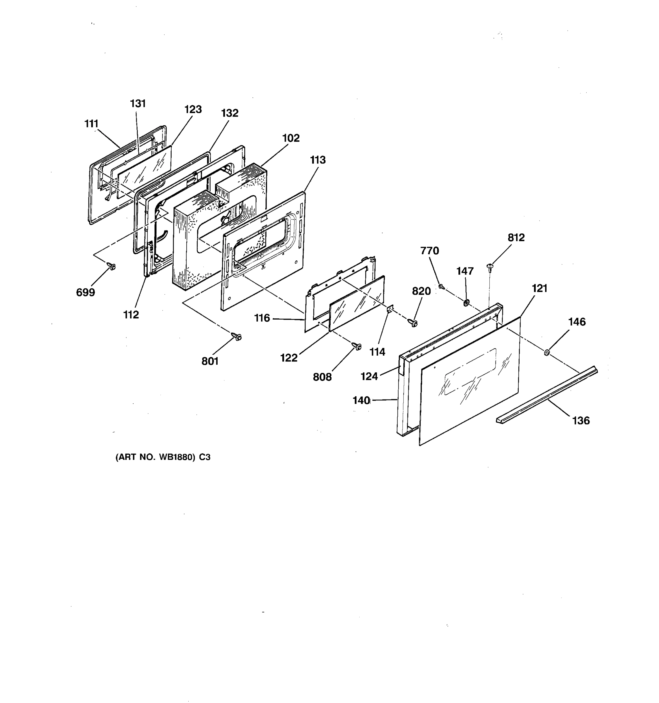 OVEN DOOR