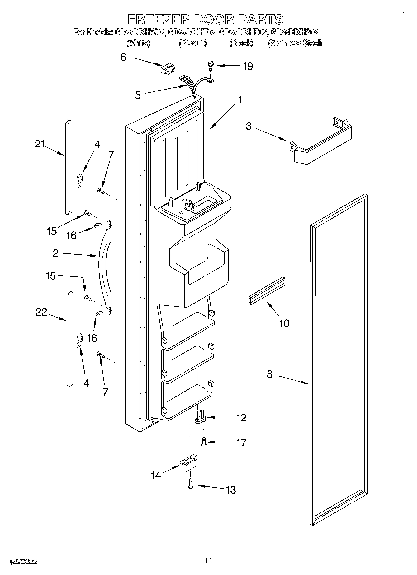07 - FREEZER DOOR