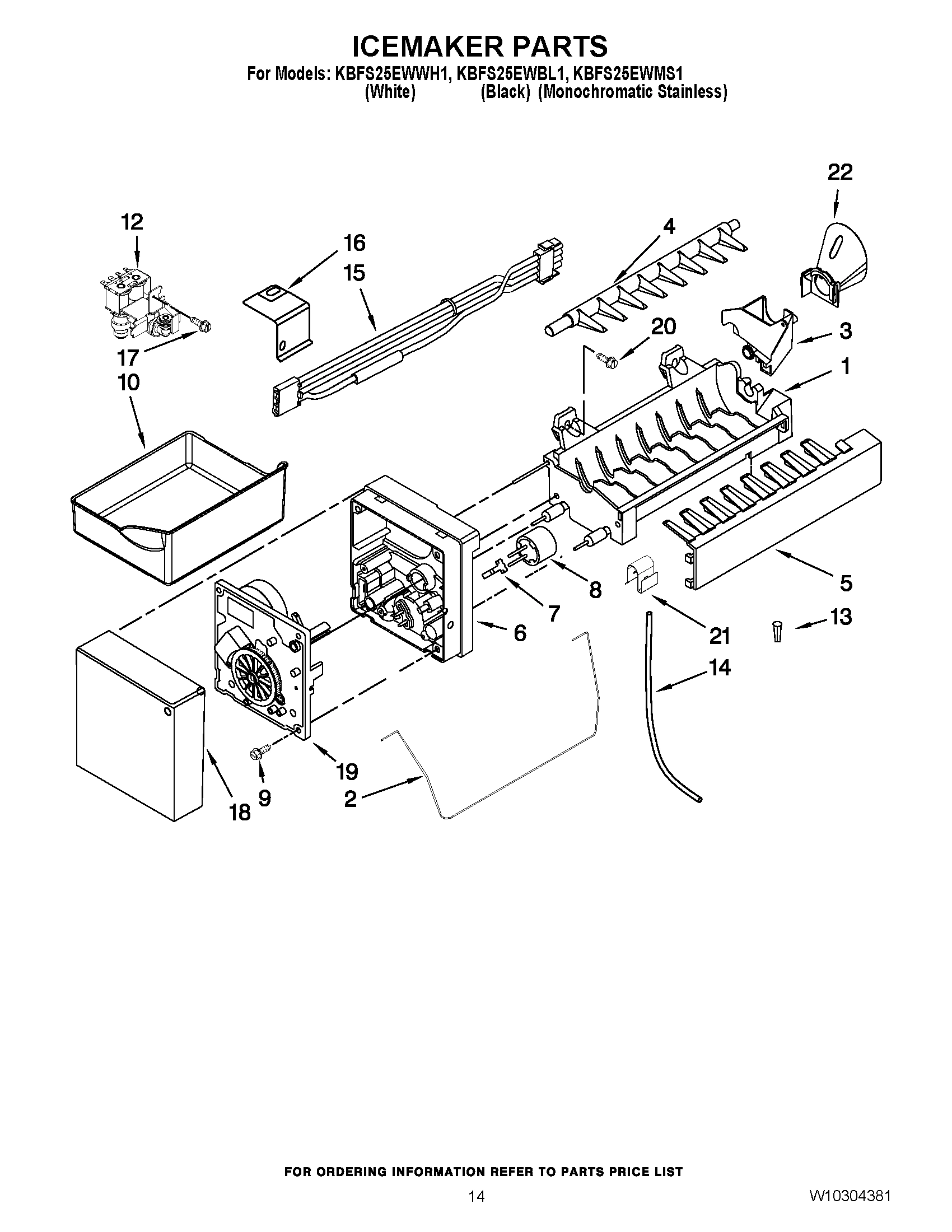 08 - ICEMAKER PARTS