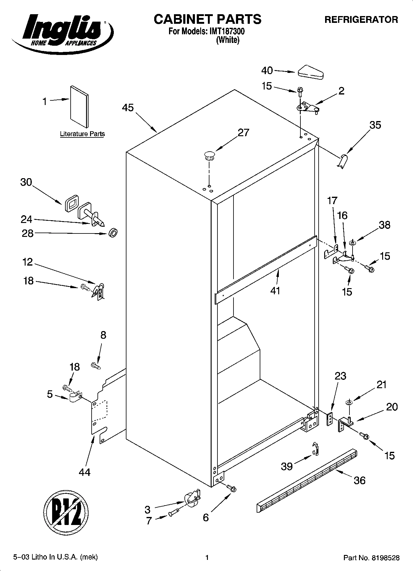 01 - CABINET PARTS