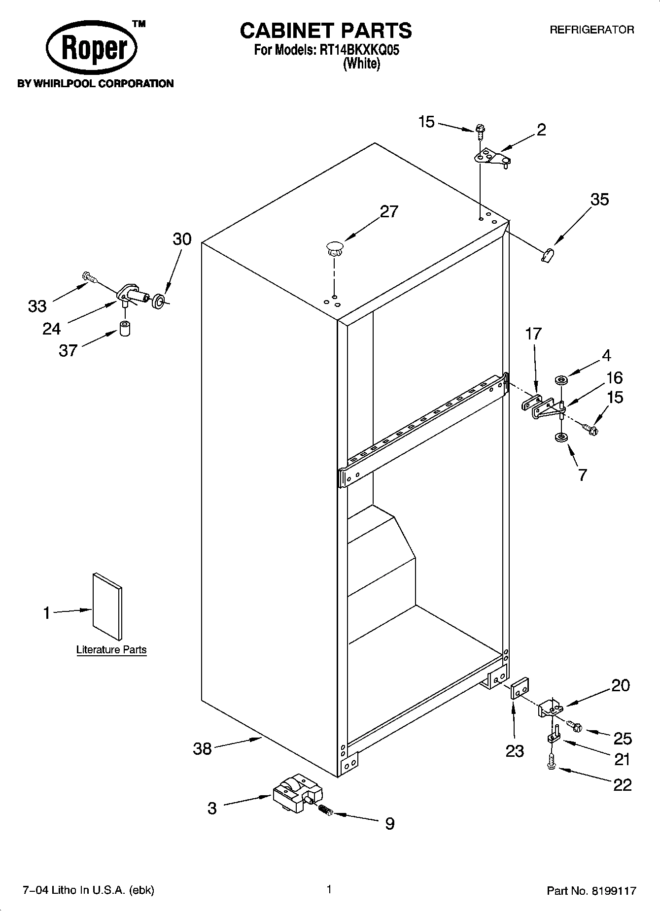 01 - CABINET PARTS