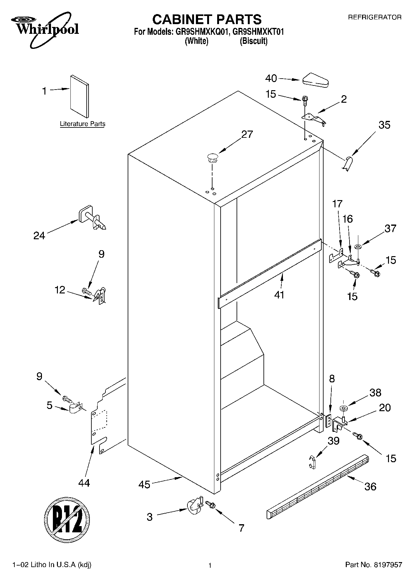 01 - CABINET, LITERATURE