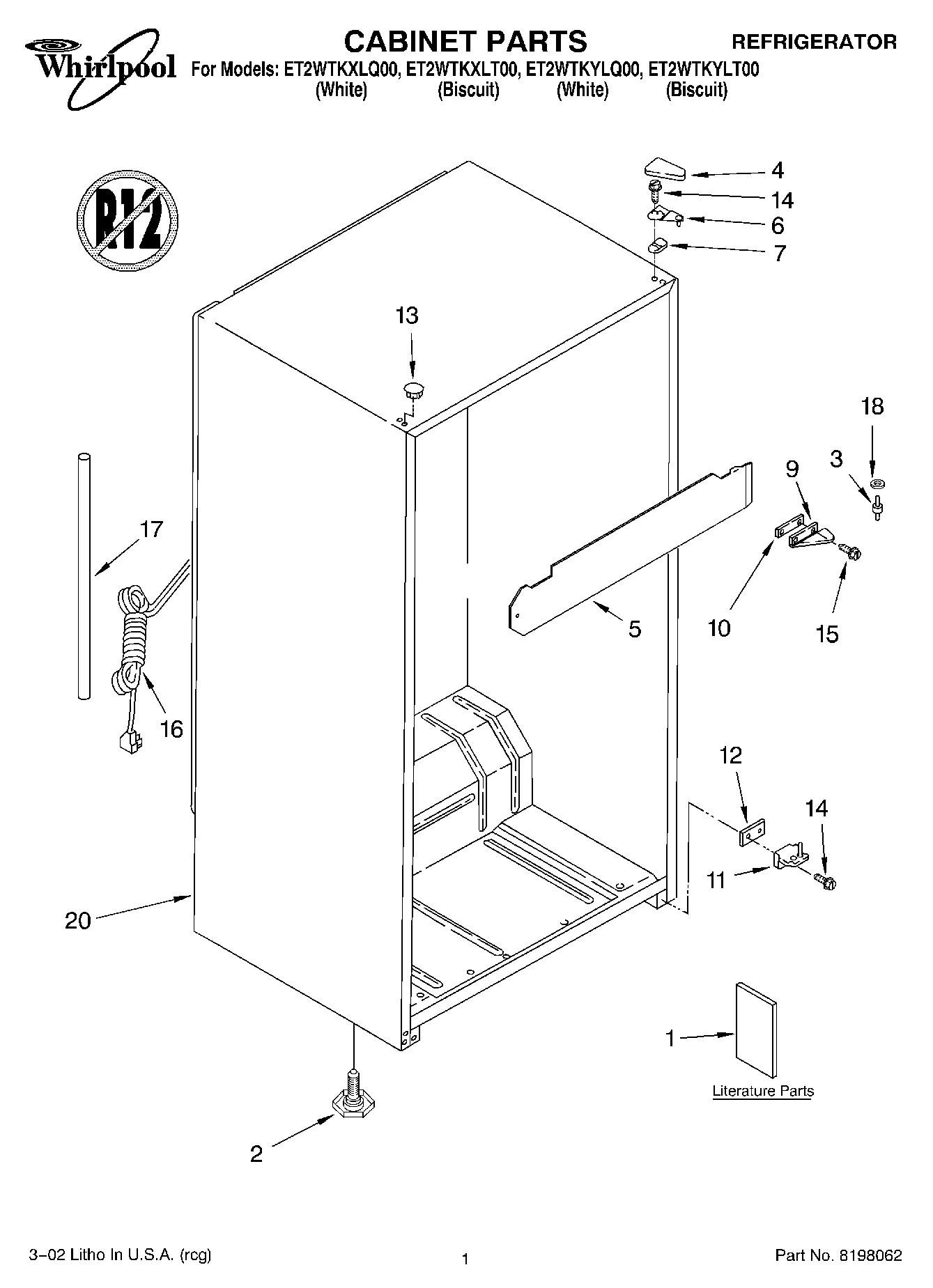 01 - CABINET PARTS