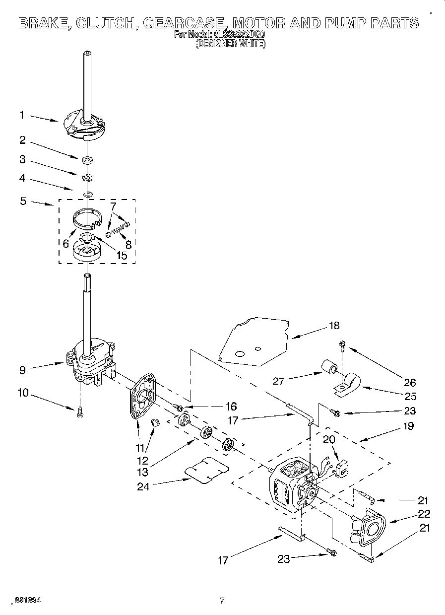 04 - BRAKE, CLUTCH, GEARCASE, MOTOR AND PUMP