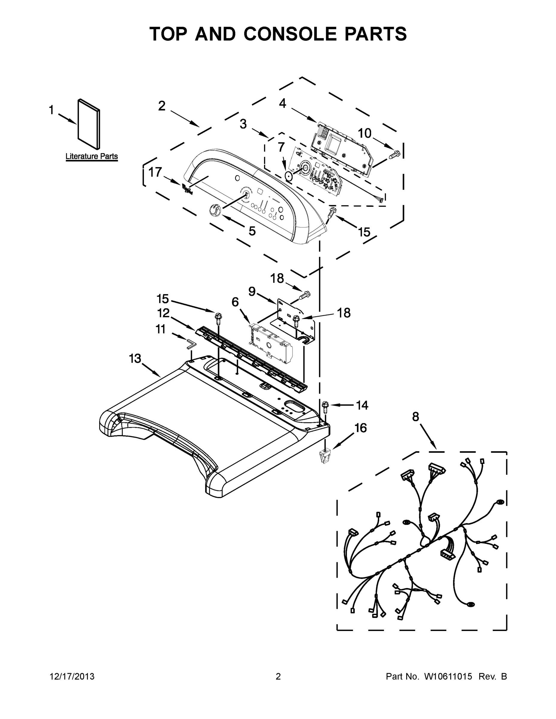 02 - TOP AND CONSOLE PARTS