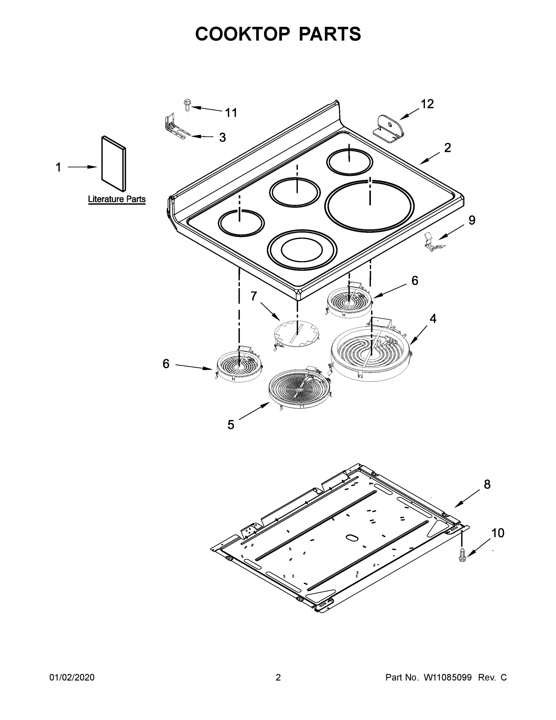 02 - COOKTOP PARTS
