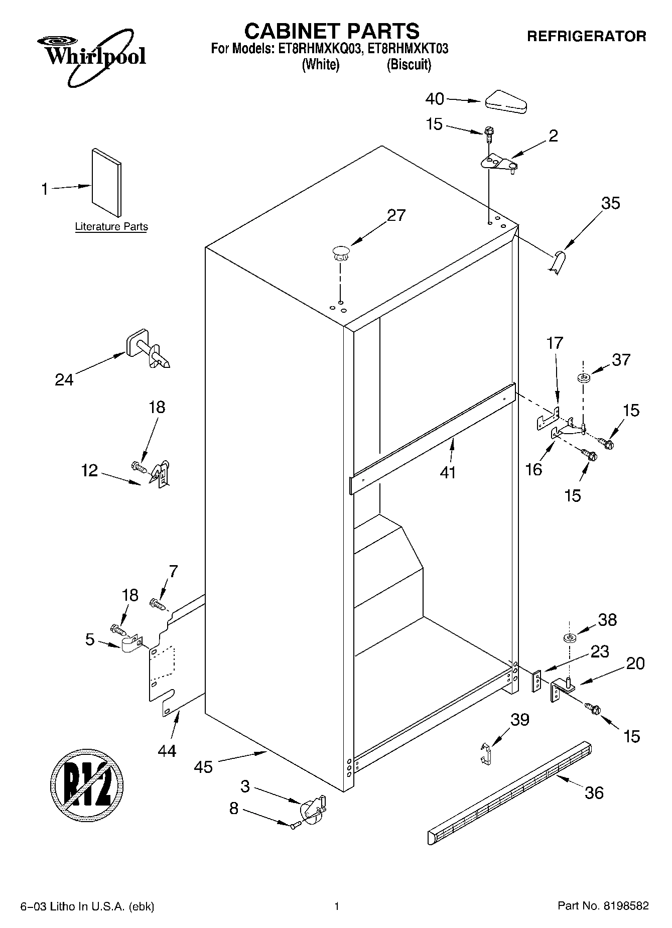 01 - CABINET PARTS