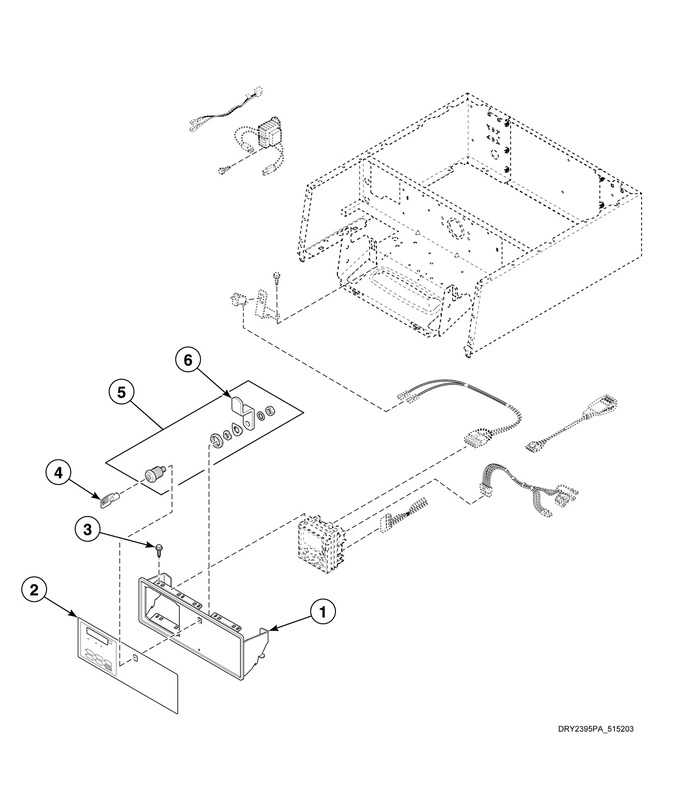 Control Panel And Controls - 10 Degree Front Control Models (drawing 2 Of 2)