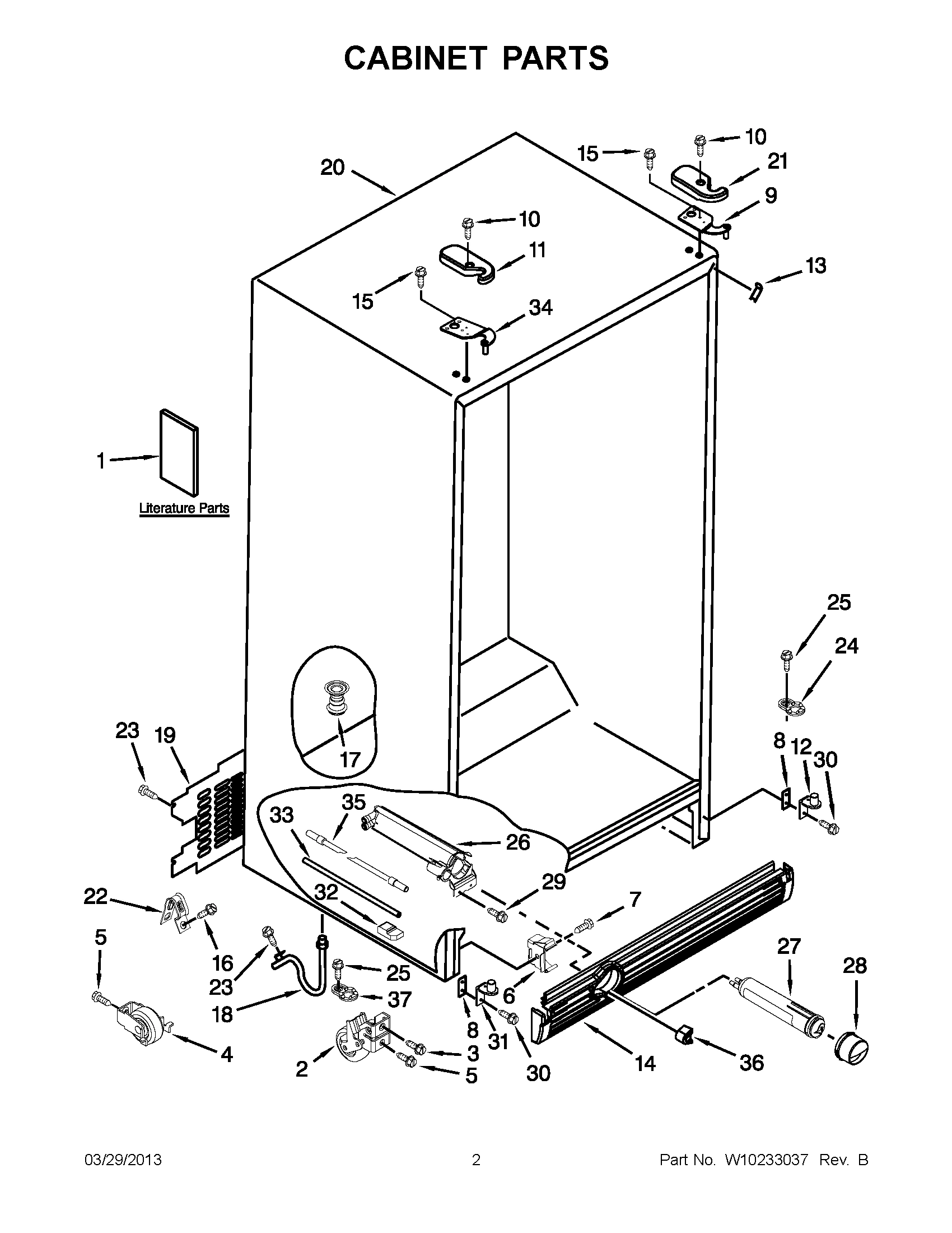01 - CABINET PARTS