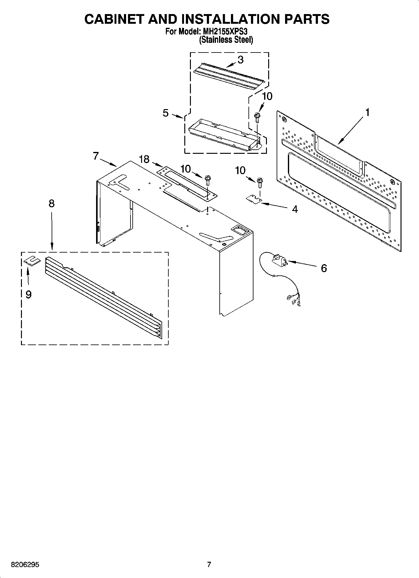 06 - CABINET AND INSTALLATION PARTS