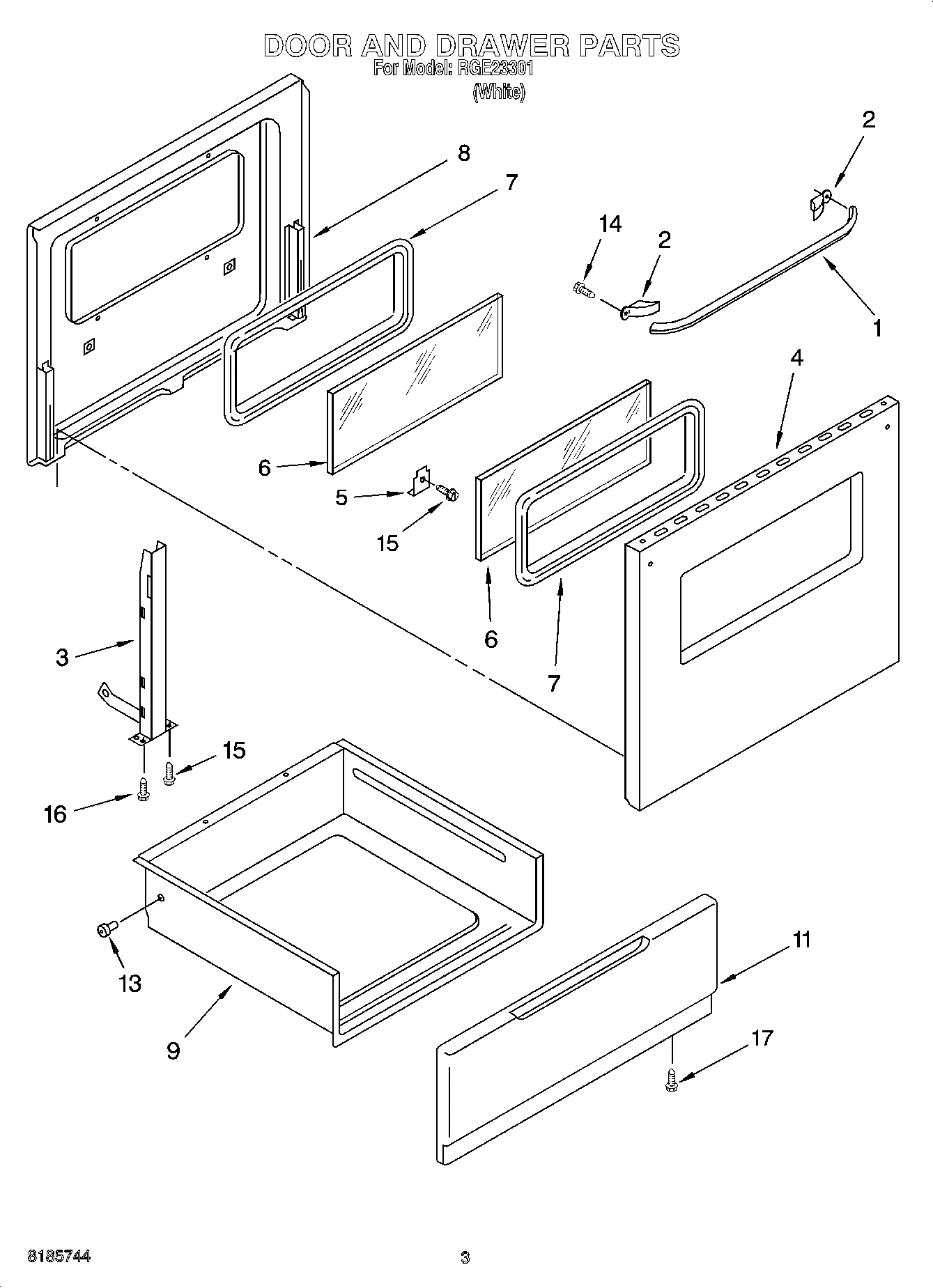 03 - DOOR AND DRAWER PARTS