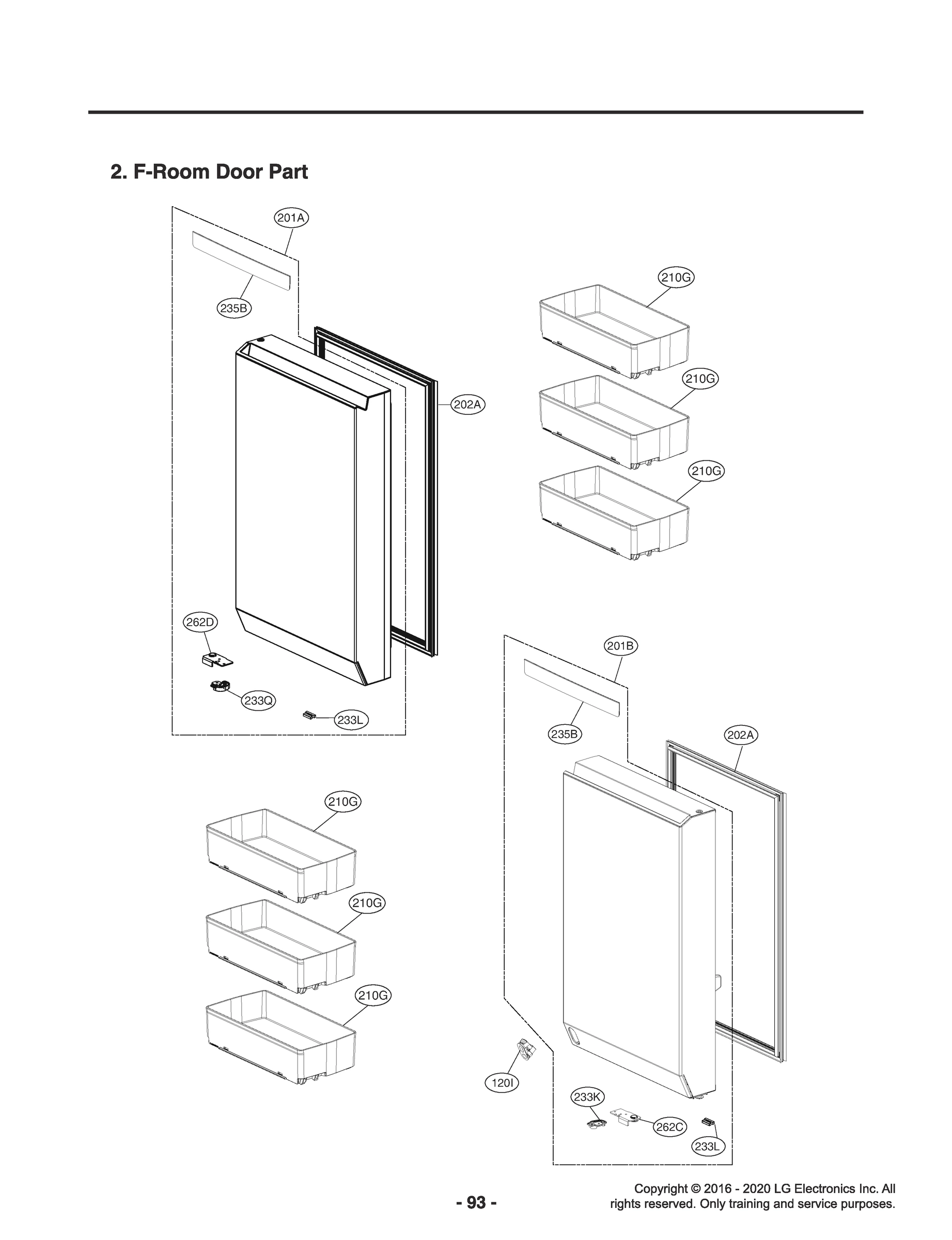 F-ROOM DOOR PART