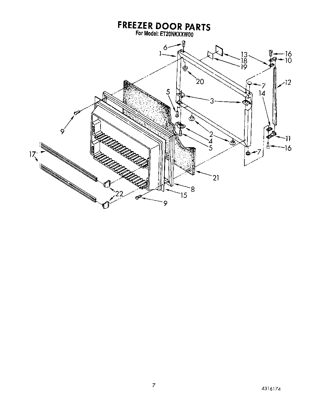 05 - FREEZER DOOR