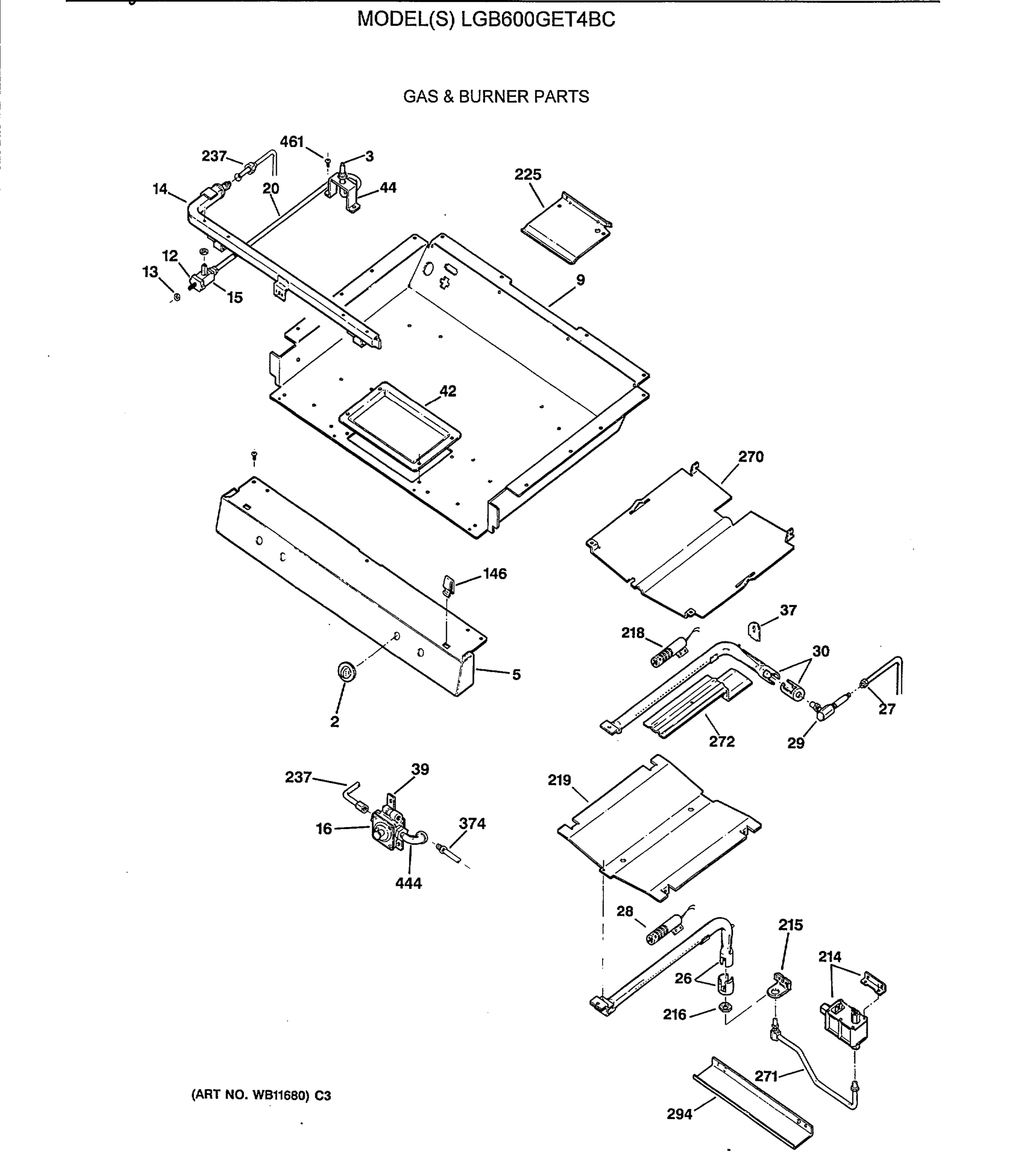 GAS & BURNER PARTS