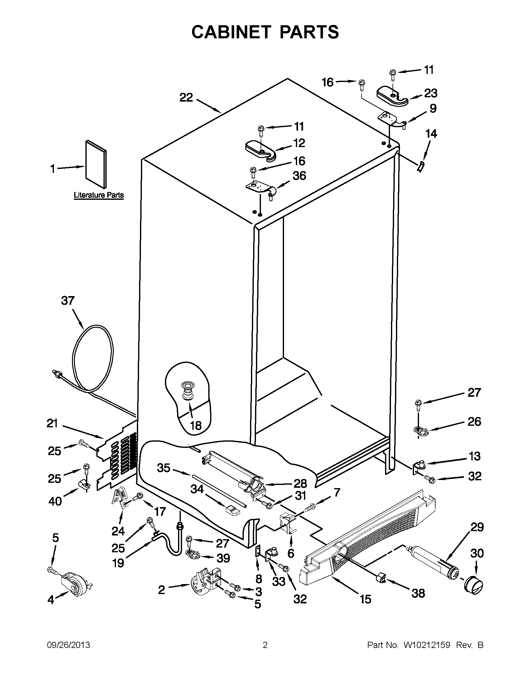 02 - CABINET PARTS