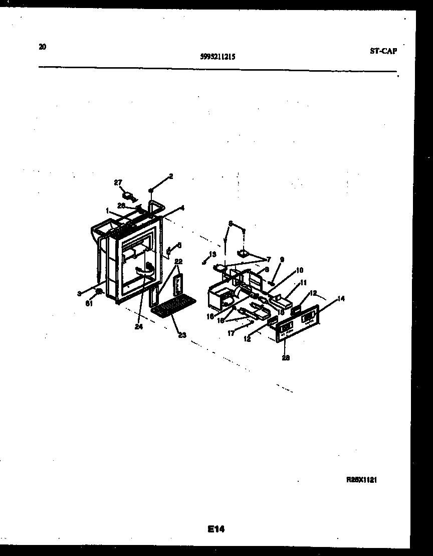 11 - ICE DOOR, DISPENSER AND WATER TANK
