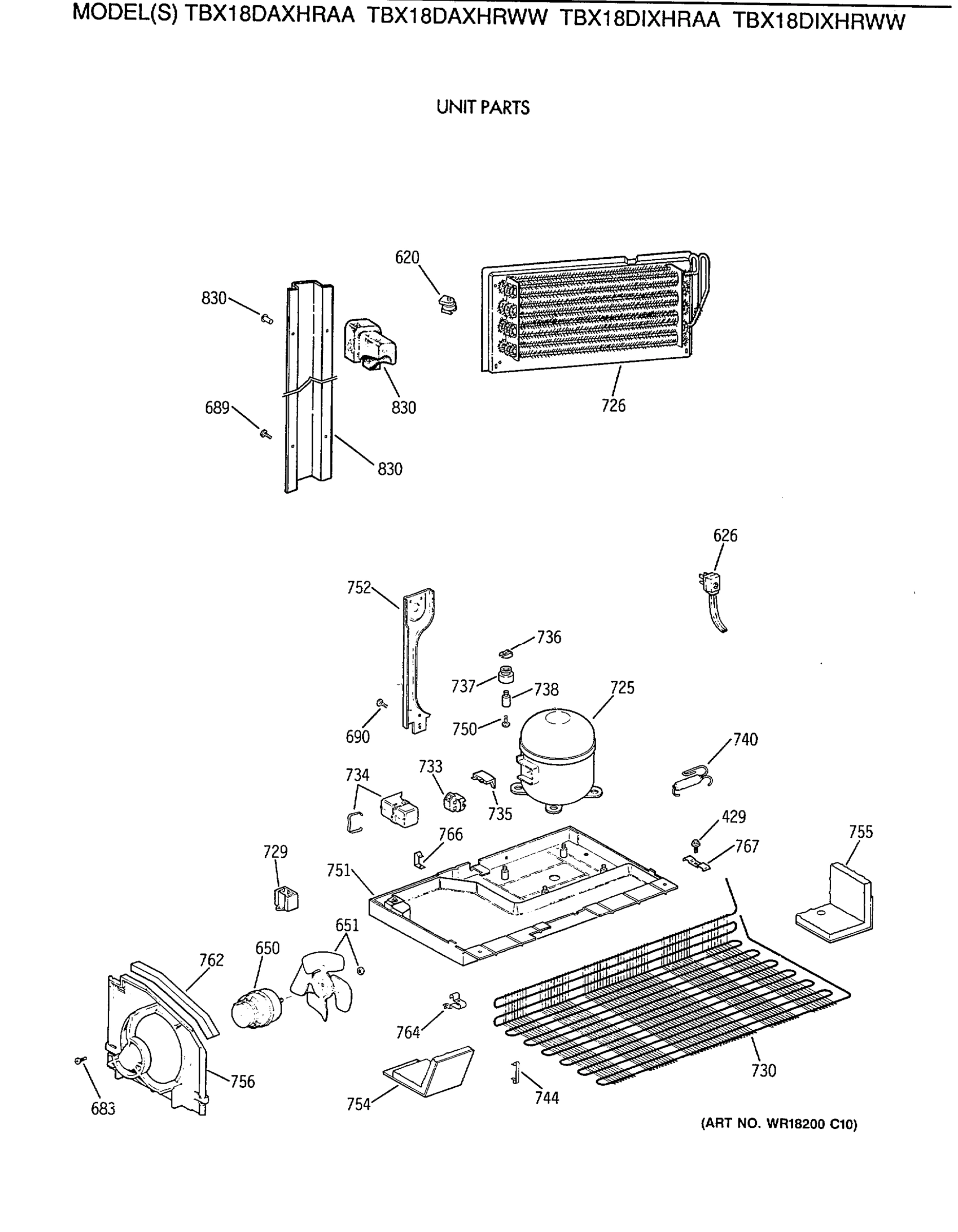 UNIT PARTS