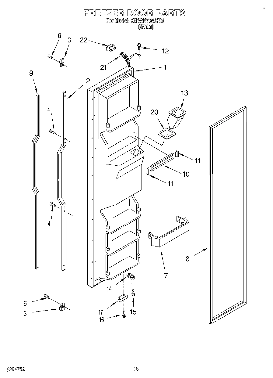 08 - FREEZER DOOR