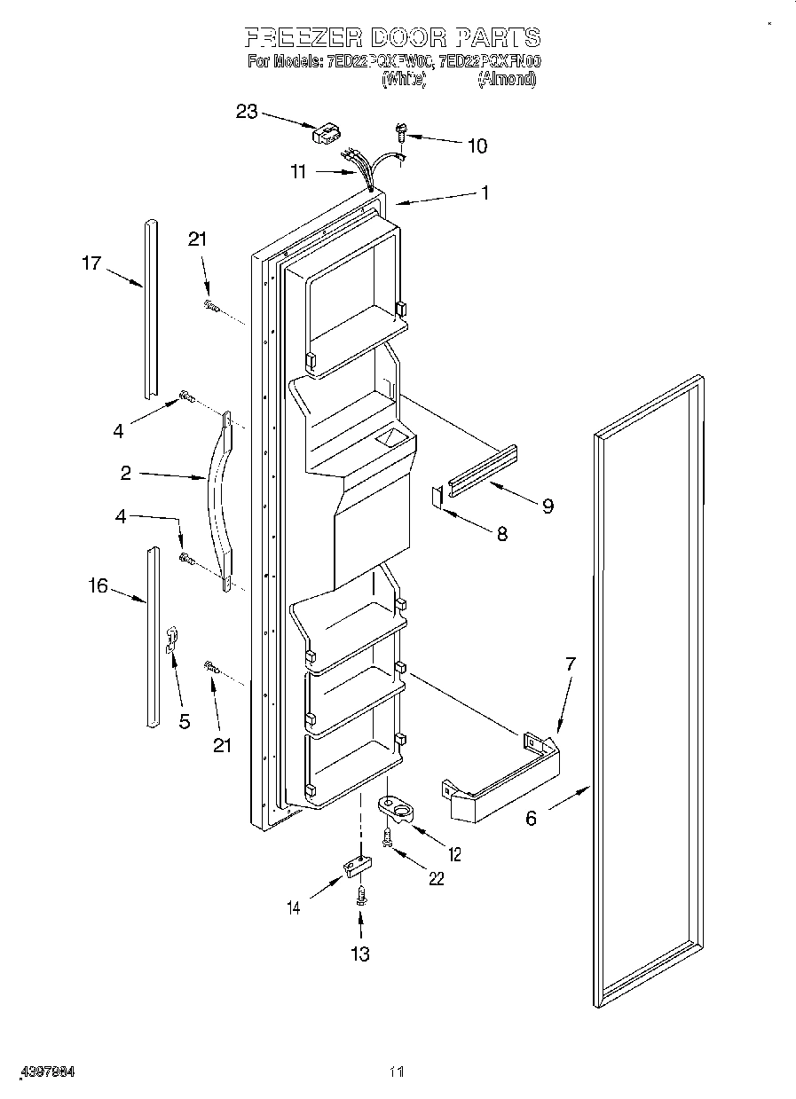 08 - FREEZER DOOR