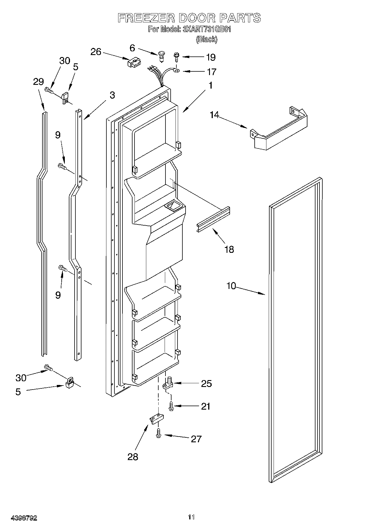 06 - FREEZER DOOR