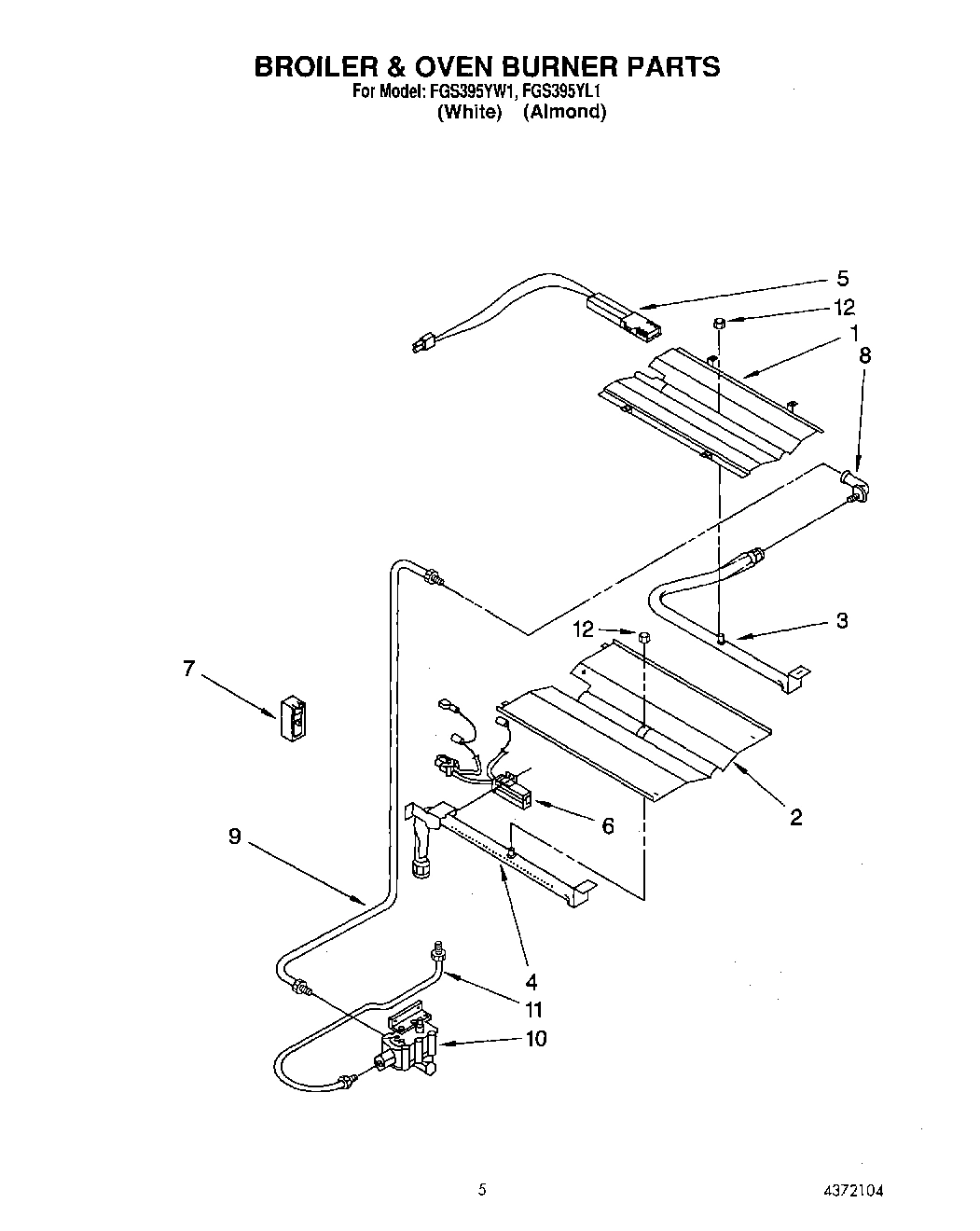 04 - BROILER AND OVEN BURNER