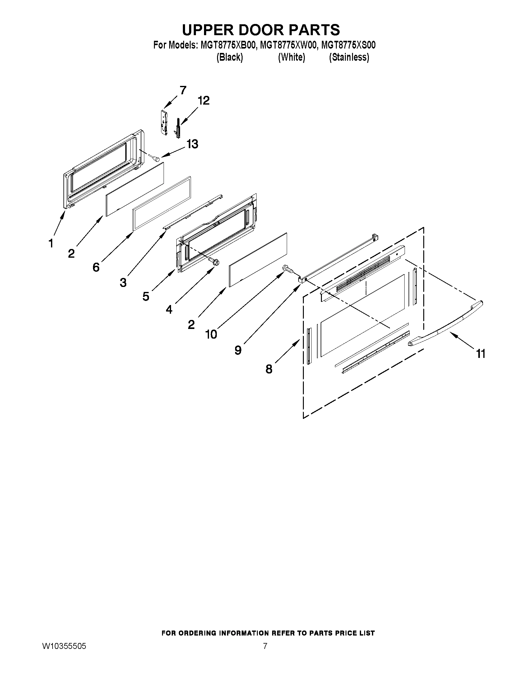 05 - UPPER DOOR PARTS