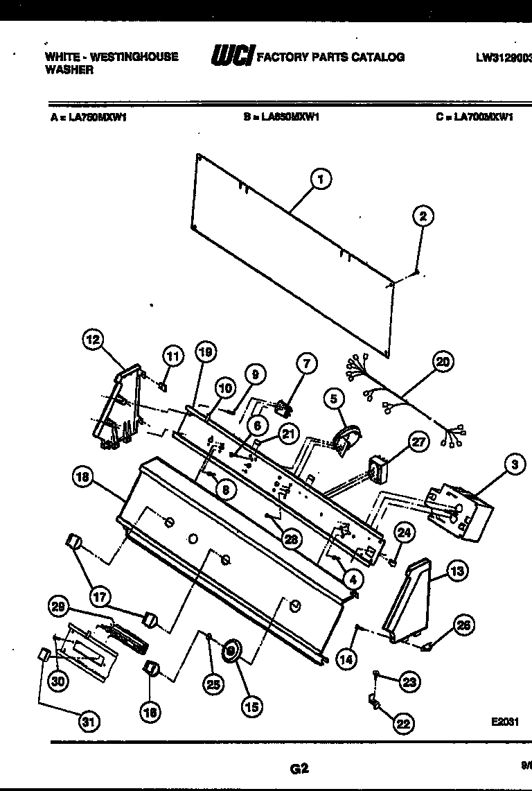 05 - CONSOLE AND CONTROL PARTS