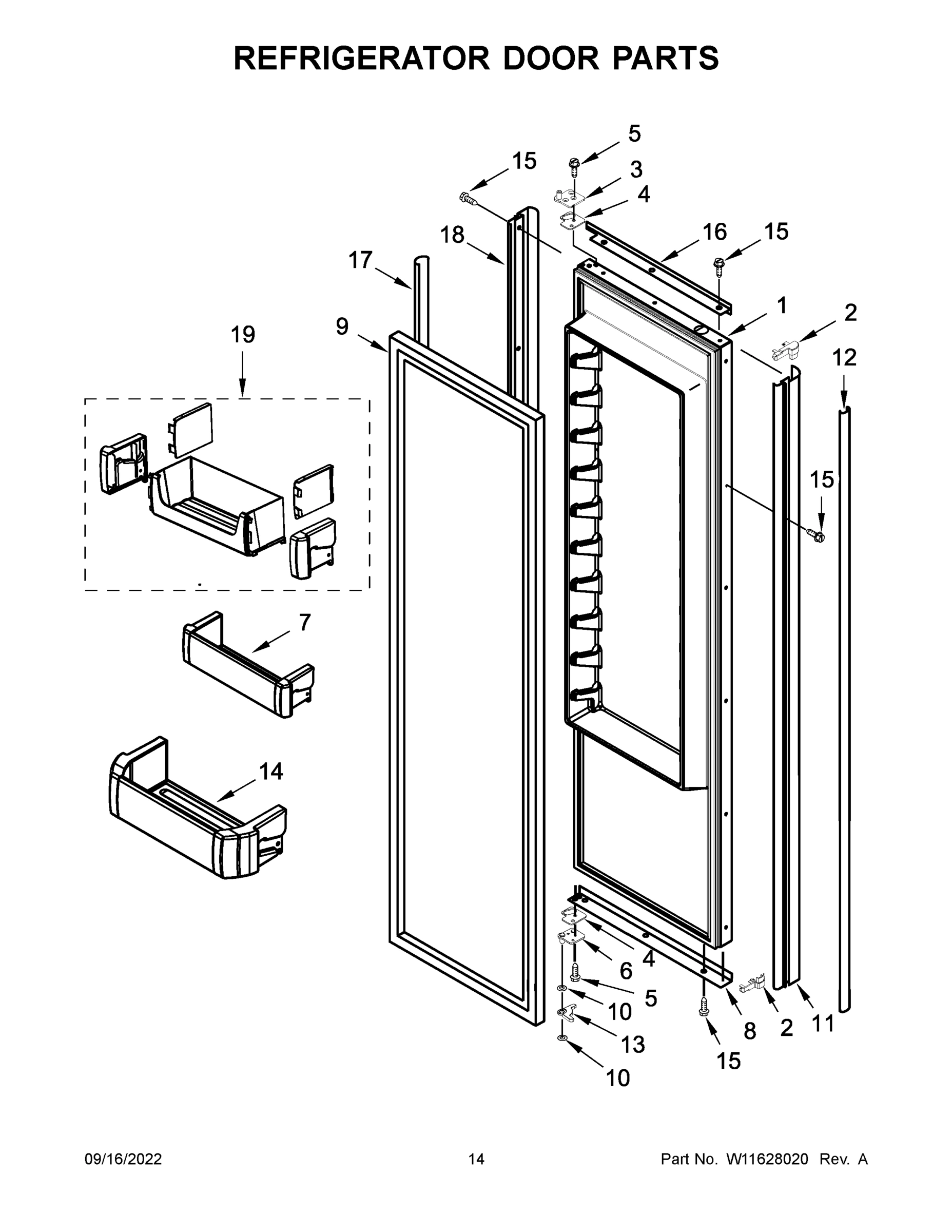 08 - REFRIGERATOR DOOR PARTS