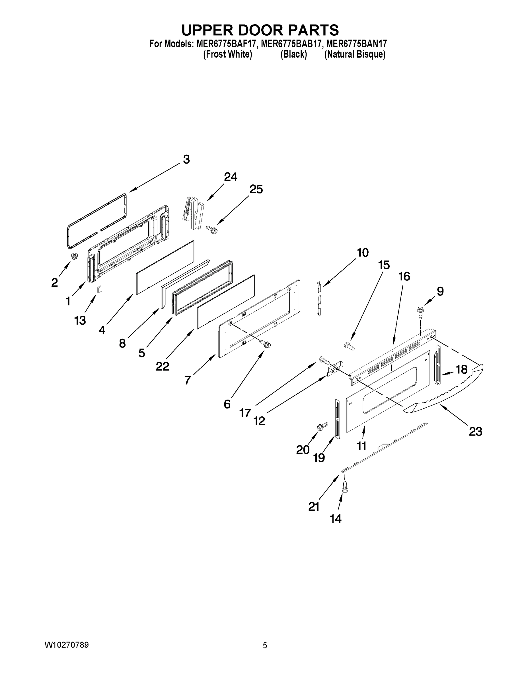 04 - UPPER DOOR PARTS