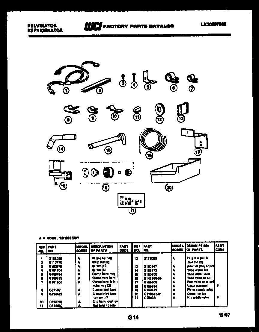 07 - ICE MAKER INSTALLATION PARTS