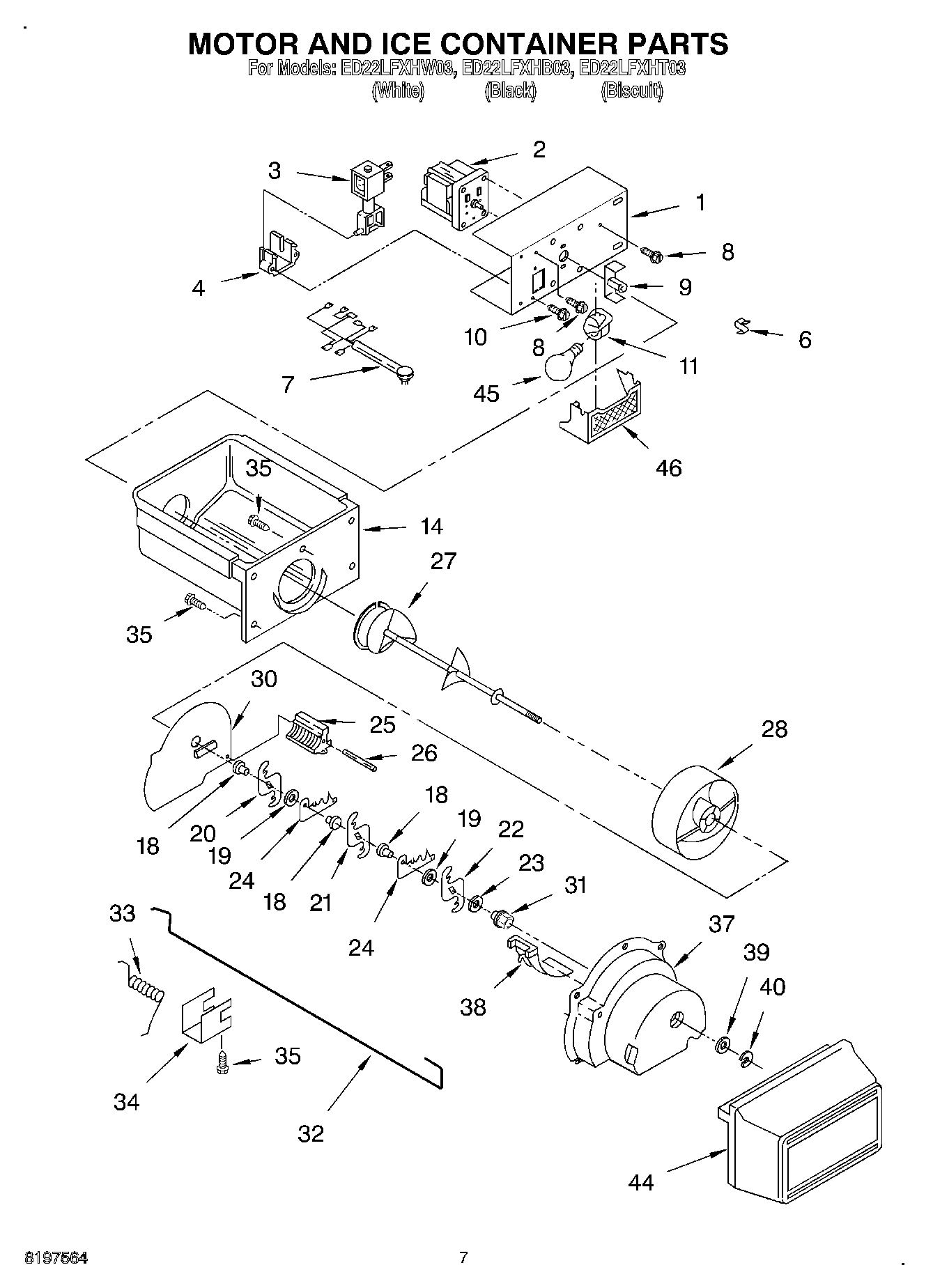 06 - MOTOR AND ICE CONTAINER