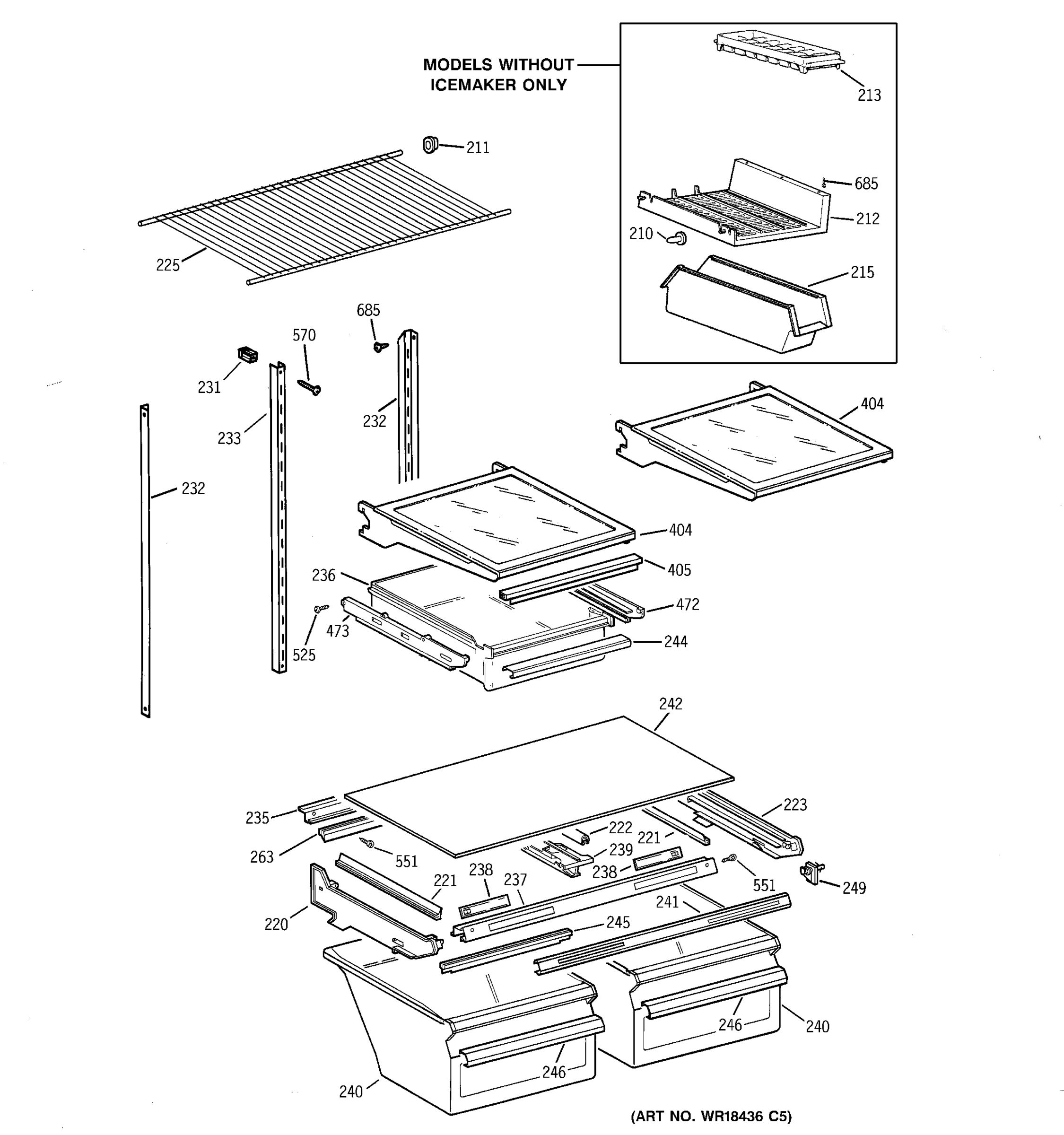 SHELF PARTS