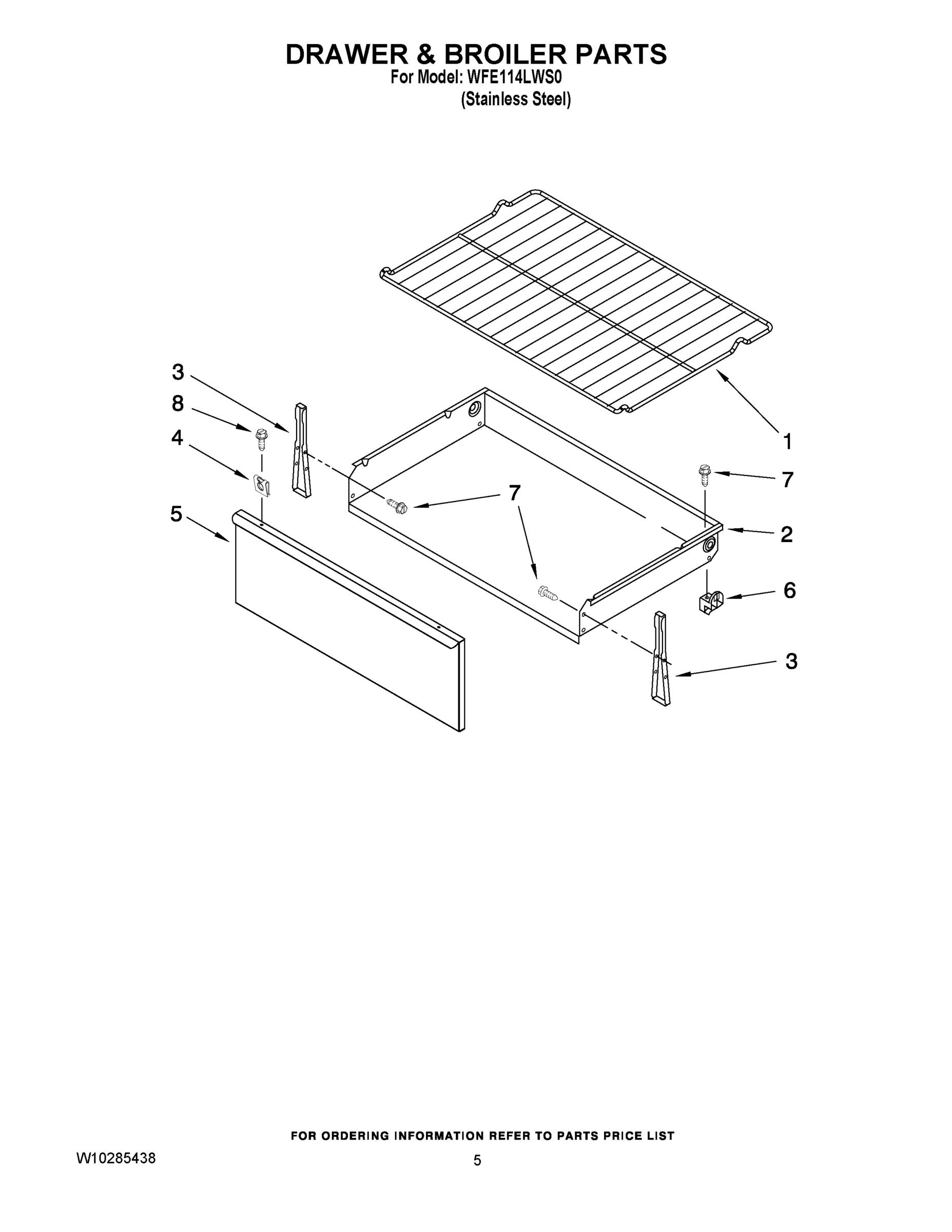 04 - DRAWER & BROILER PARTS