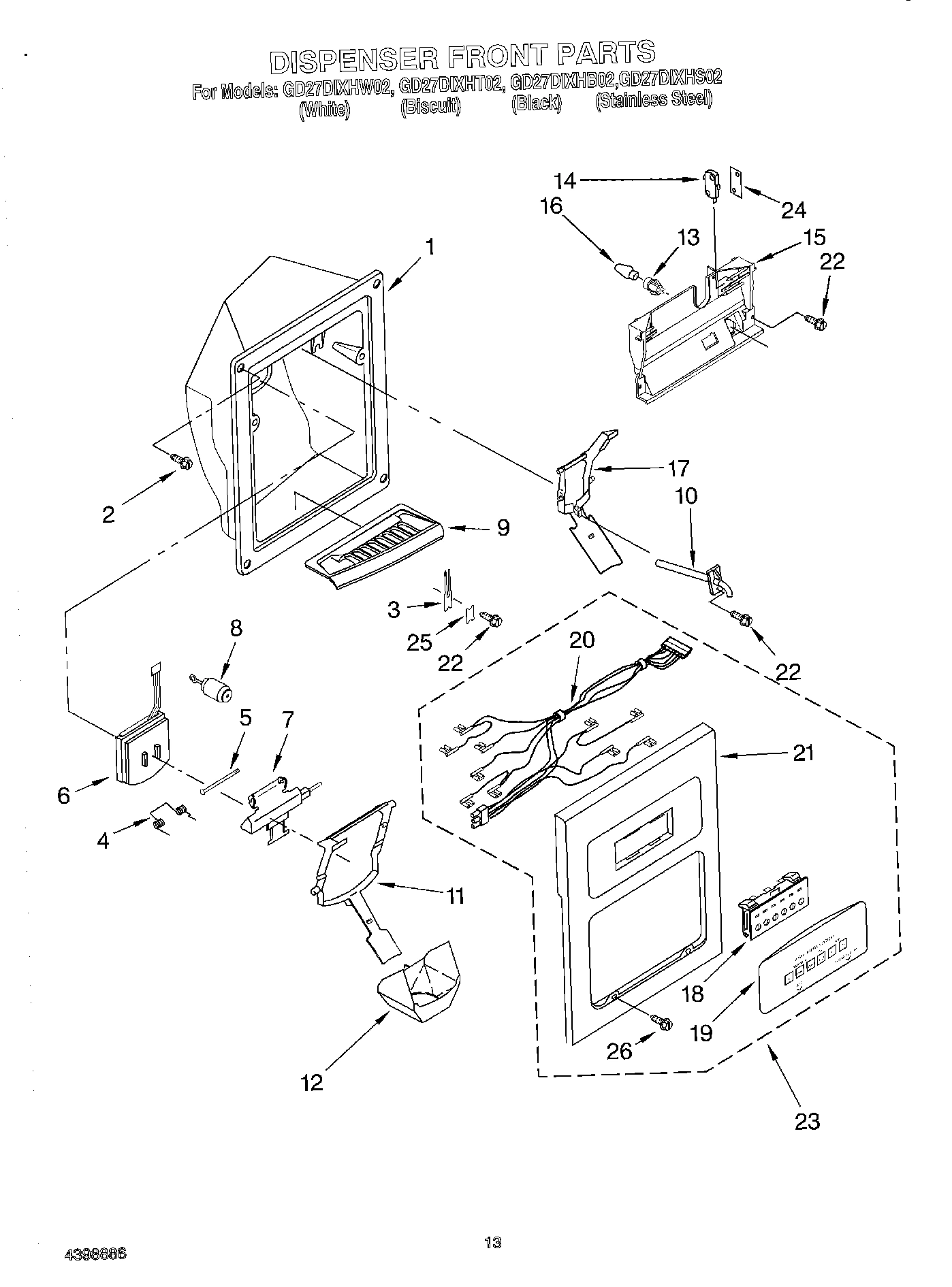 08 - DISPENSER FRONT