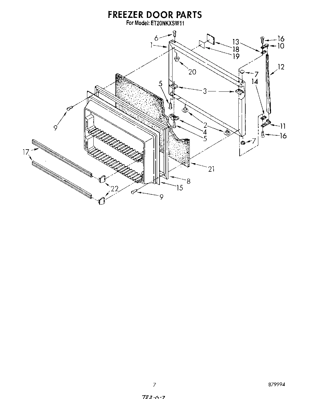 06 - FREEZER DOOR