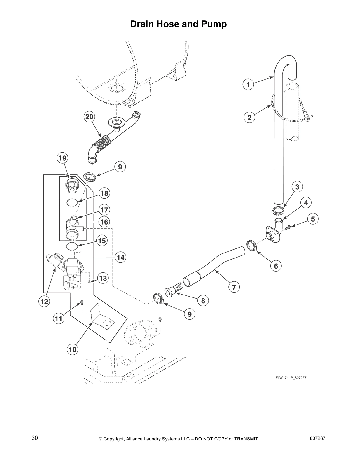 Drain Hose and Pump