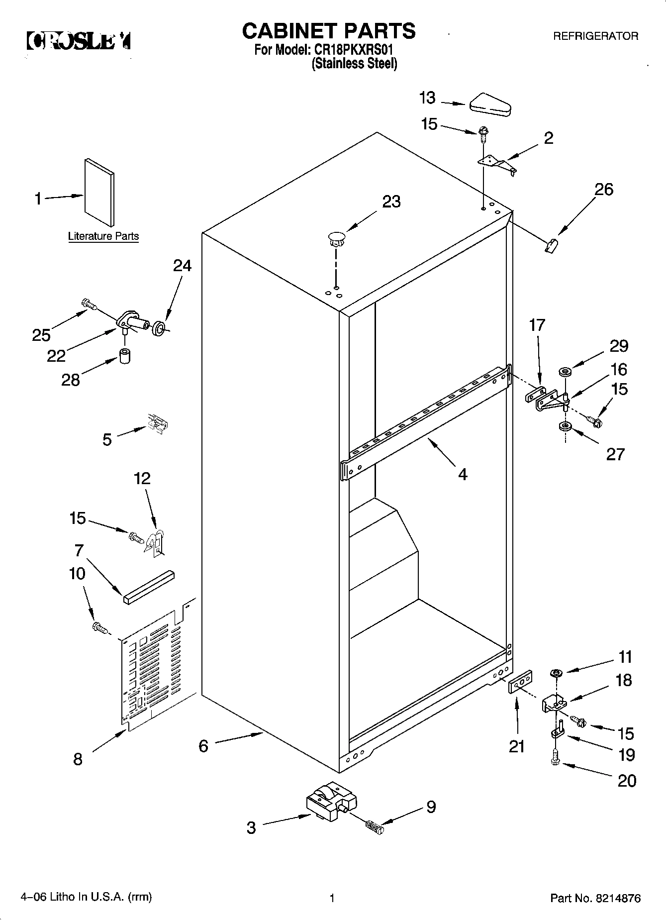 01 - CABINET PARTS