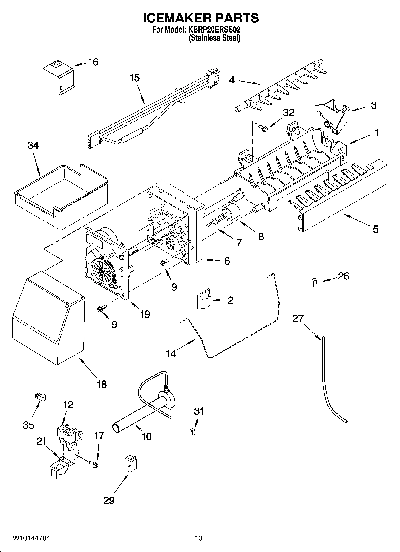 07 - ICEMAKER PARTS