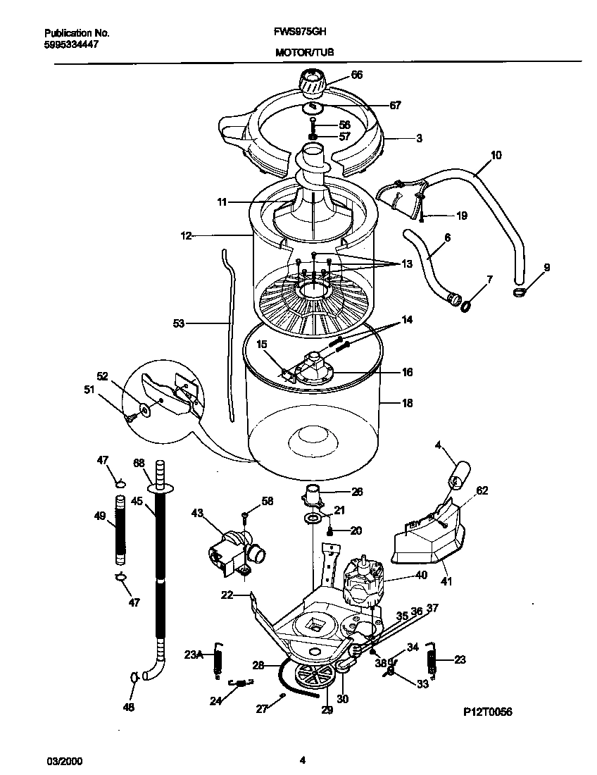 03 - P12T0056 WSHR MTR,HOSE