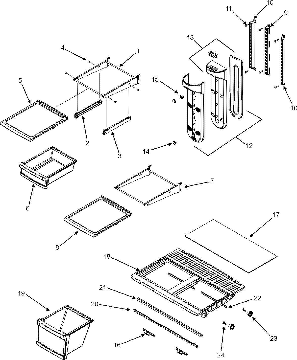 09 - SHELVES & ACCESSORIES