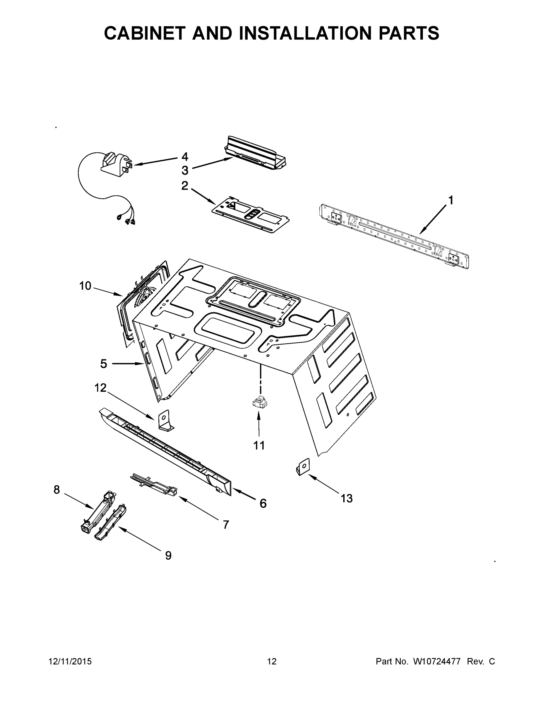 07 - CABINET AND INSTALLATION PARTS