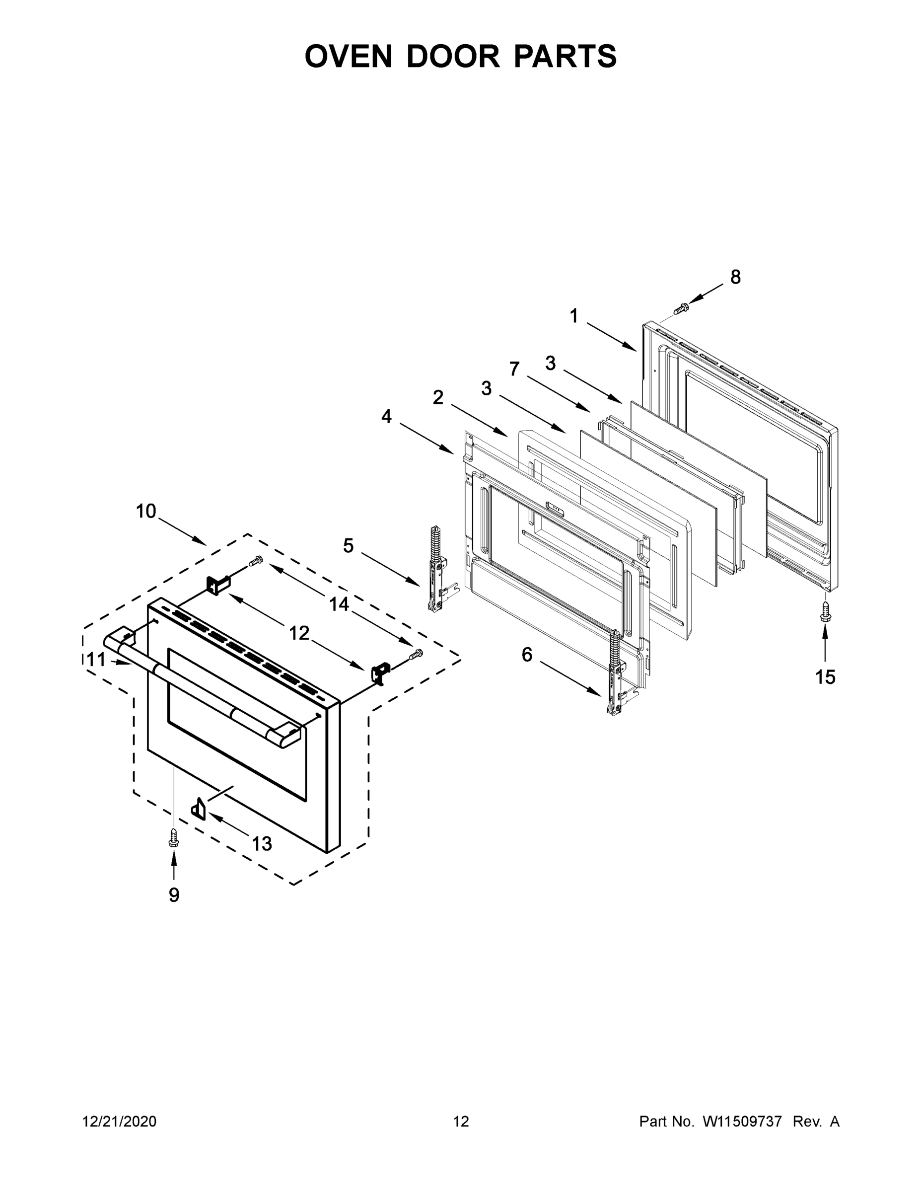 07 - OVEN DOOR PARTS