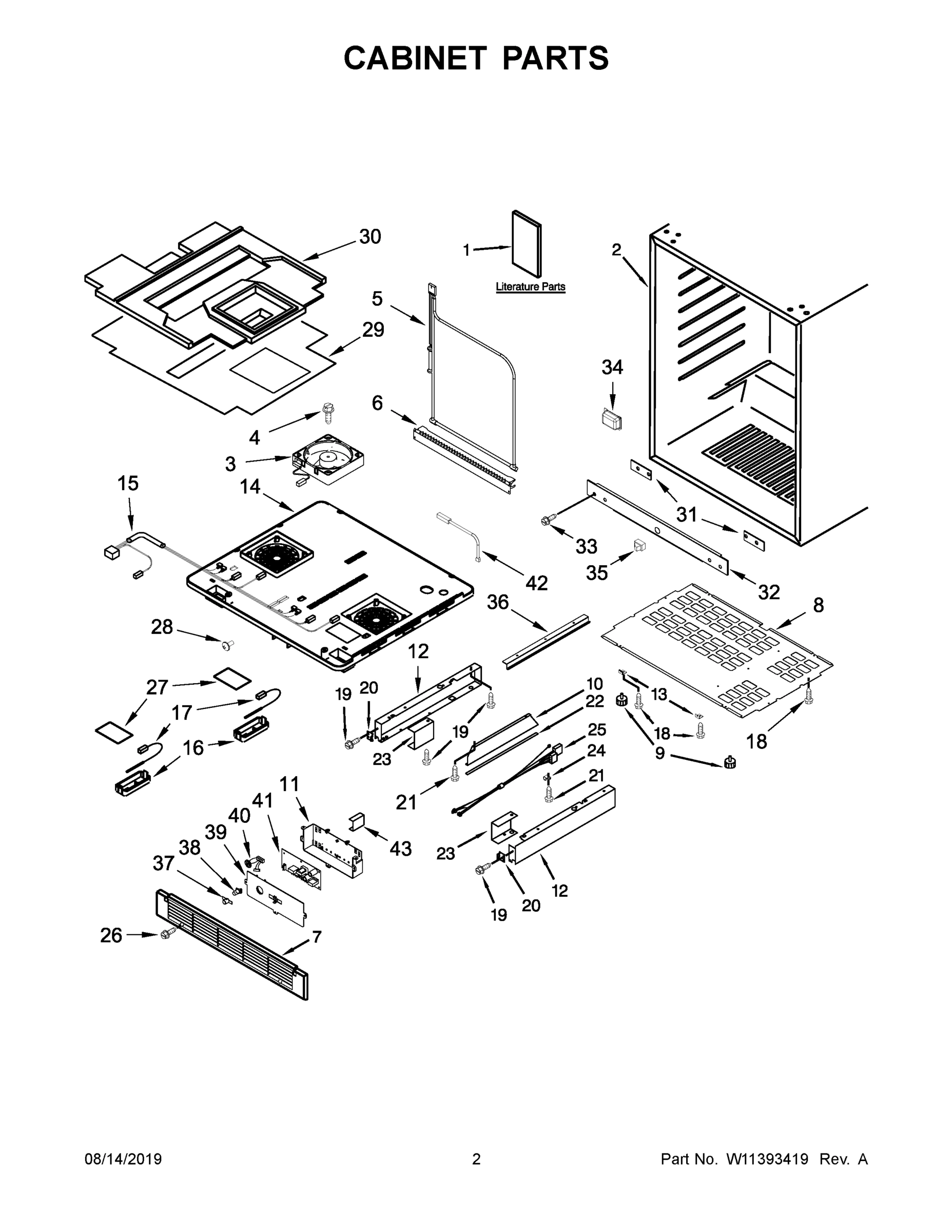 02 - CABINET PARTS